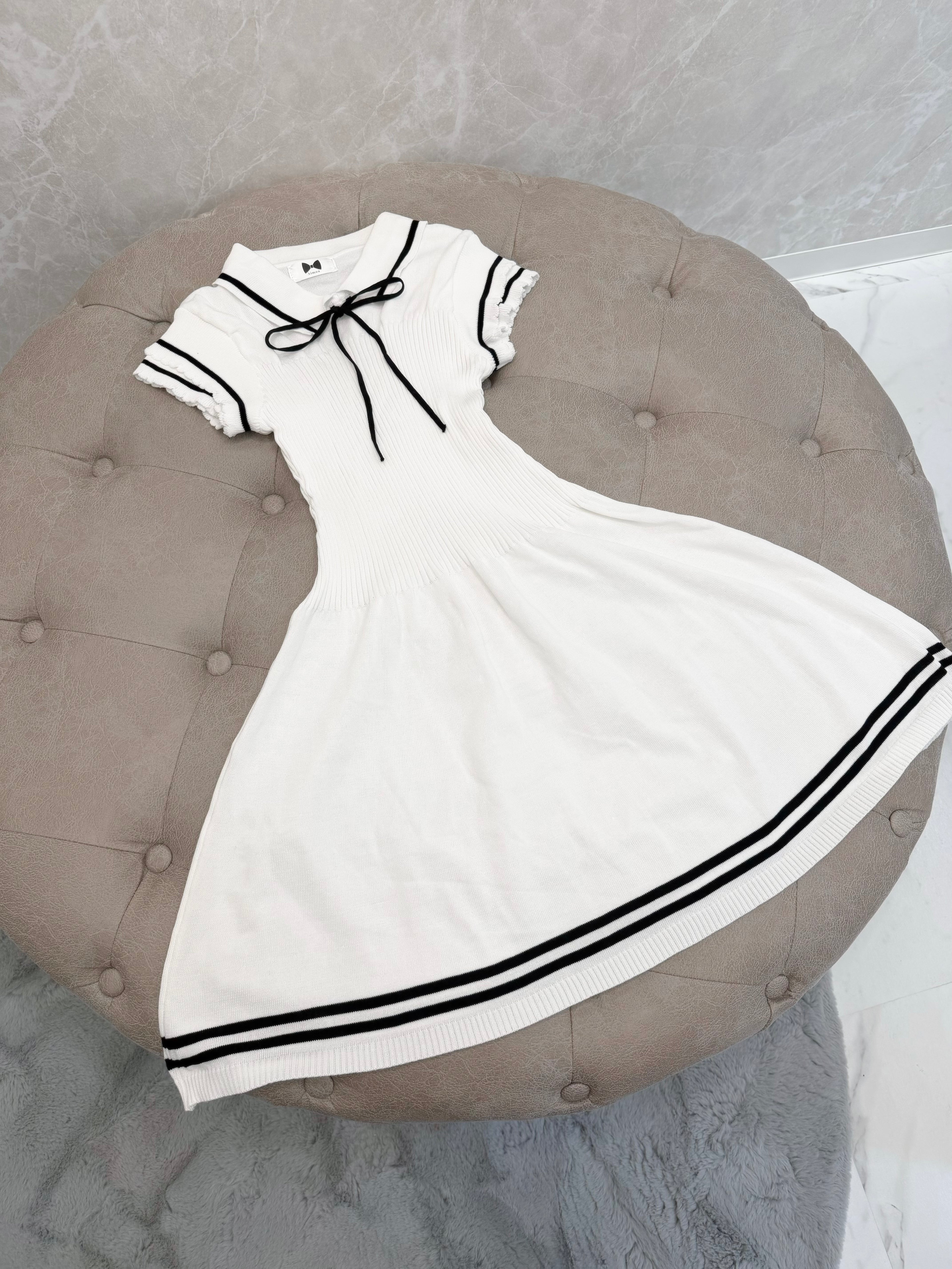 フリルリボンミニワンピ